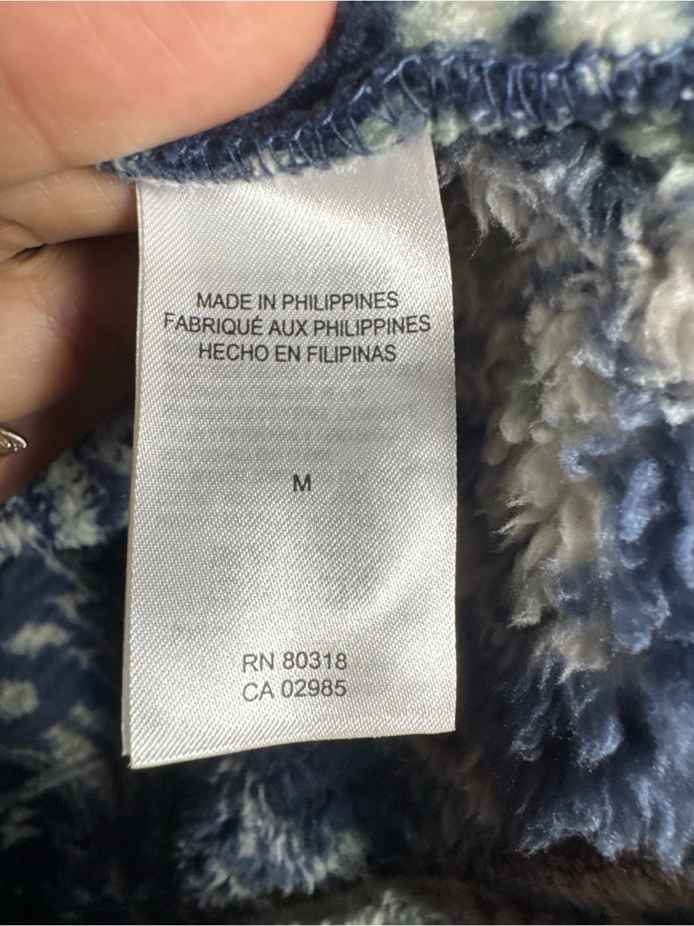 Lucky Brand Aztec sherpa fleece jacket size M women’s - Picture 11 of 14